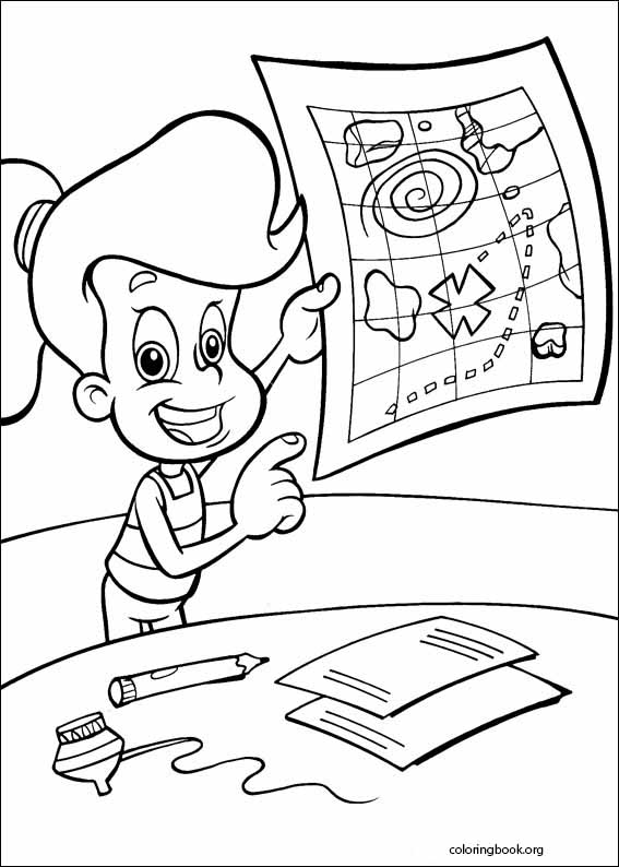Jimmy Neutron coloring page (015)