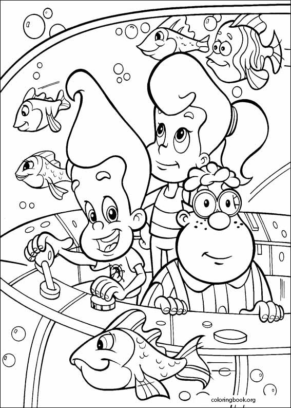 Jimmy Neutron coloring page (016)
