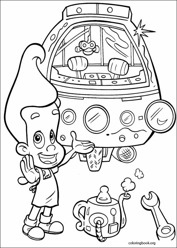 Jimmy Neutron coloring page (020)