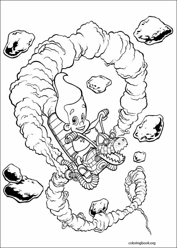 Jimmy Neutron coloring page (030)