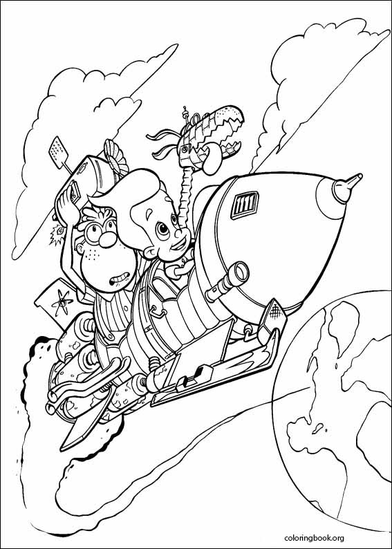Jimmy Neutron coloring page (043)