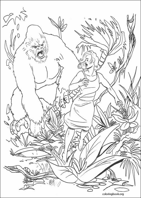 King Kong coloring page (009)