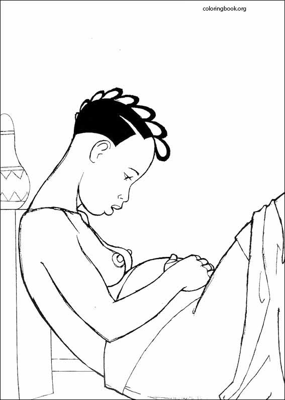 Kirikou coloring page (007)
