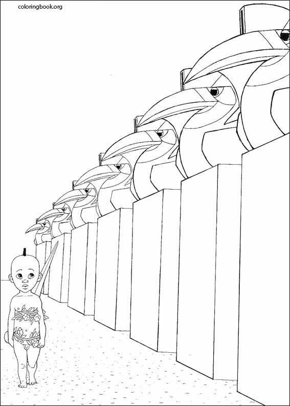 Kirikou coloring page (023)