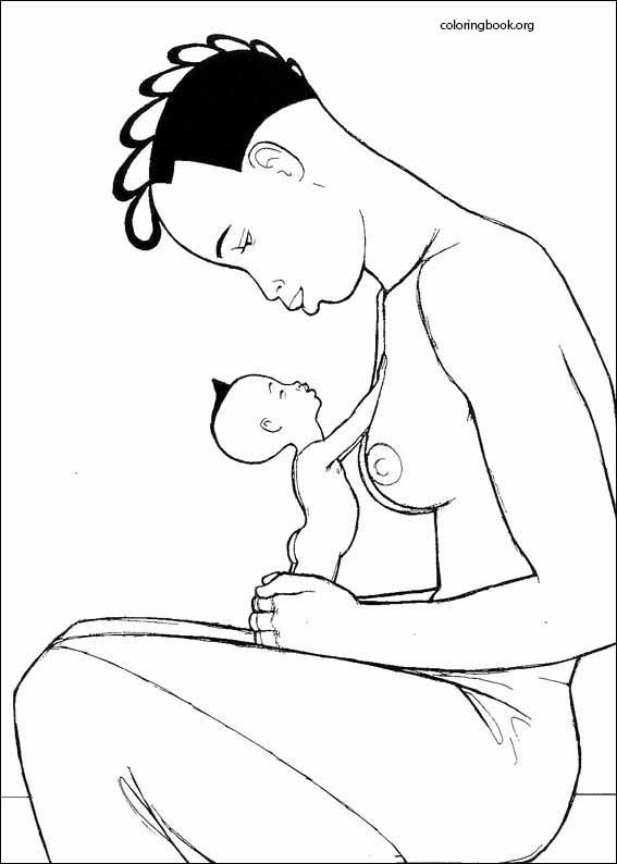 Kirikou coloring page (030)