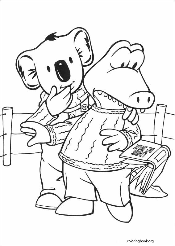 Koala Brothers coloring page (001)