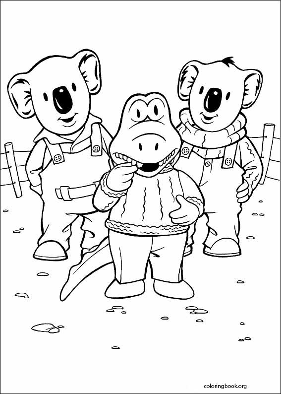 Koala Brothers coloring page (019)