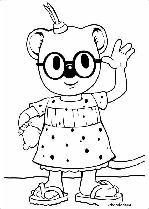 Koala Brothers coloring page (034)