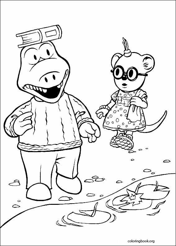 Koala Brothers coloring page (037)