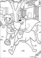 Krypto coloring page (001)