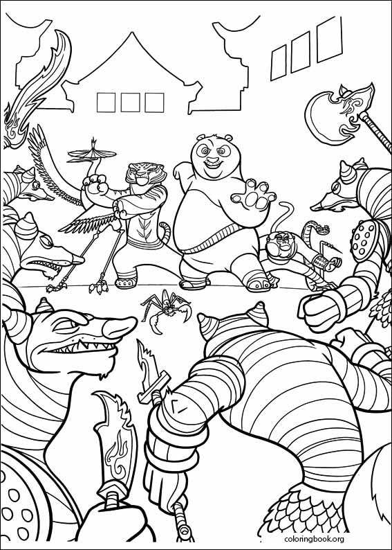 Kung Fu Panda 2 coloring page (001)
