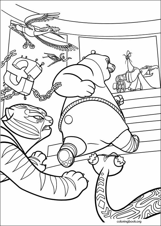 Kung Fu Panda 2 coloring page (004)