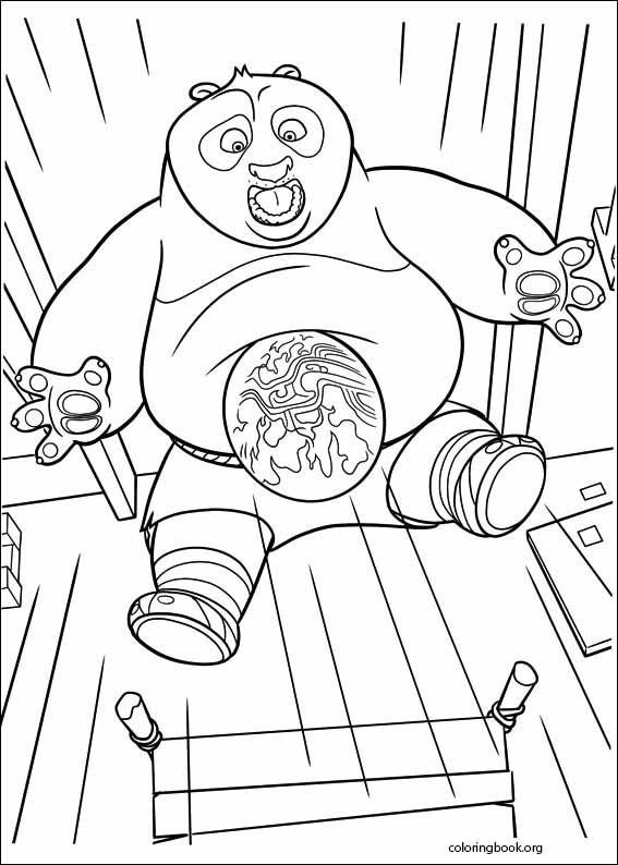 Kung Fu Panda 2 coloring page (008)