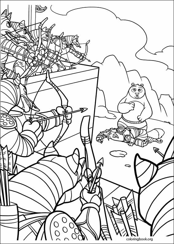Kung Fu Panda 2 coloring page (009)