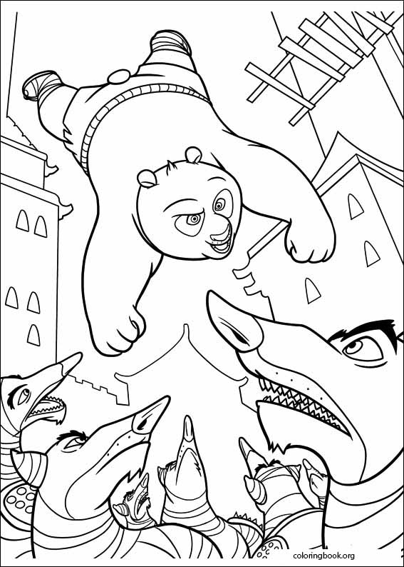 Kung Fu Panda 2 coloring page (013)