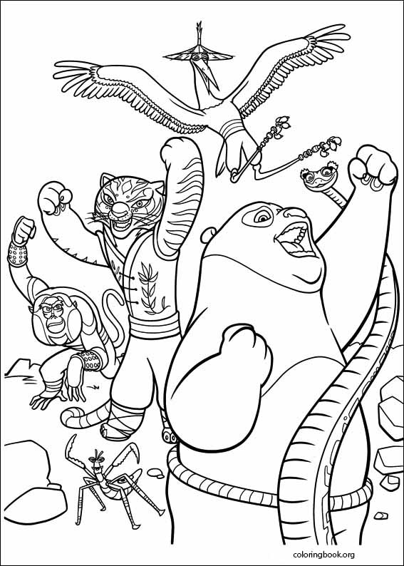 Kung Fu Panda 2 coloring page (016)