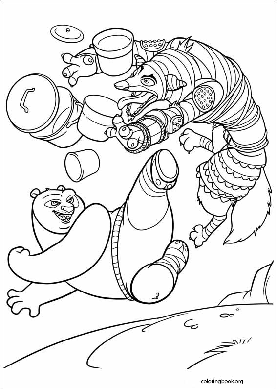 Kung Fu Panda 2 coloring page (017)