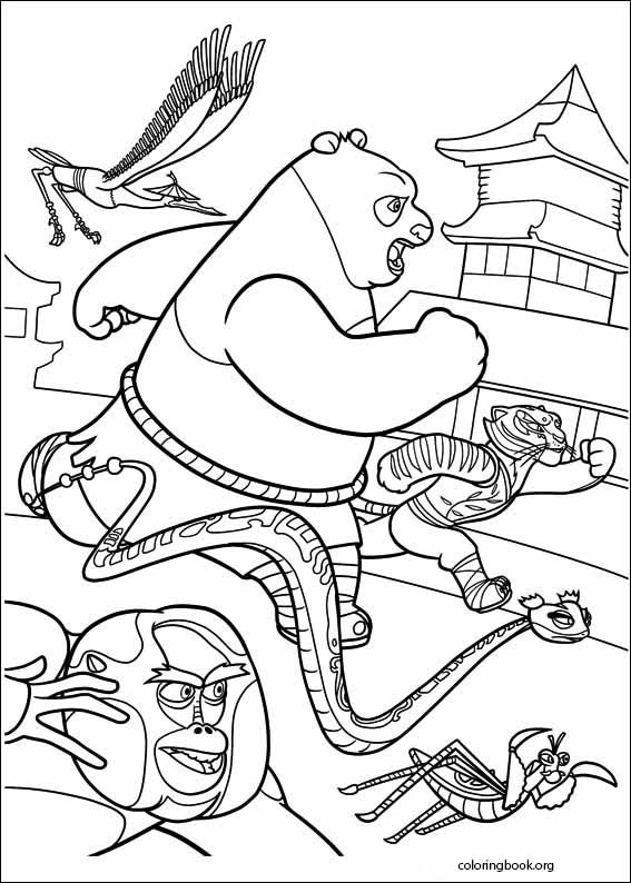 Kung Fu Panda 2 coloring page (020)