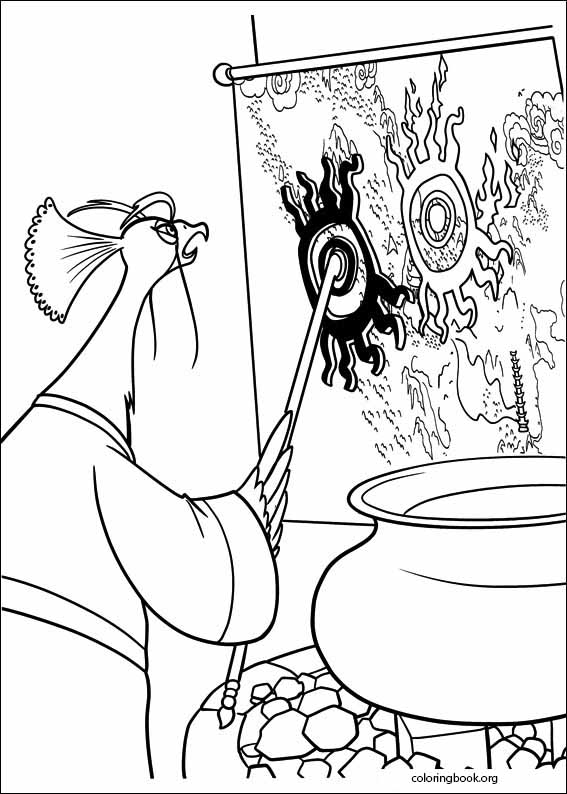 Kung Fu Panda 2 coloring page (021)