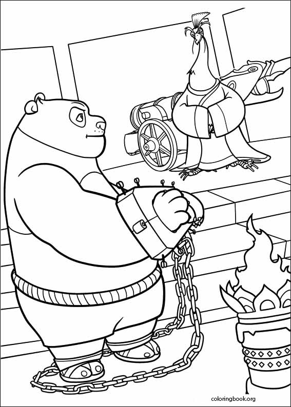 Kung Fu Panda 2 coloring page (023)