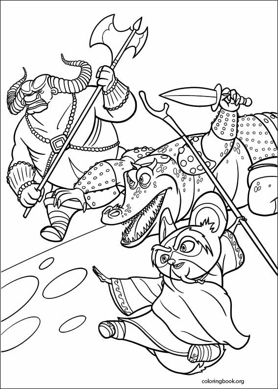 Kung Fu Panda 2 coloring page (026)