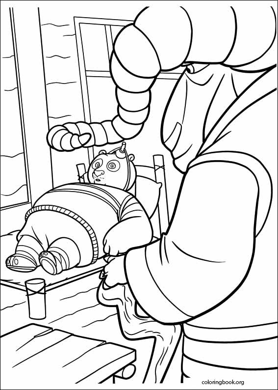 Kung Fu Panda 2 coloring page (029)