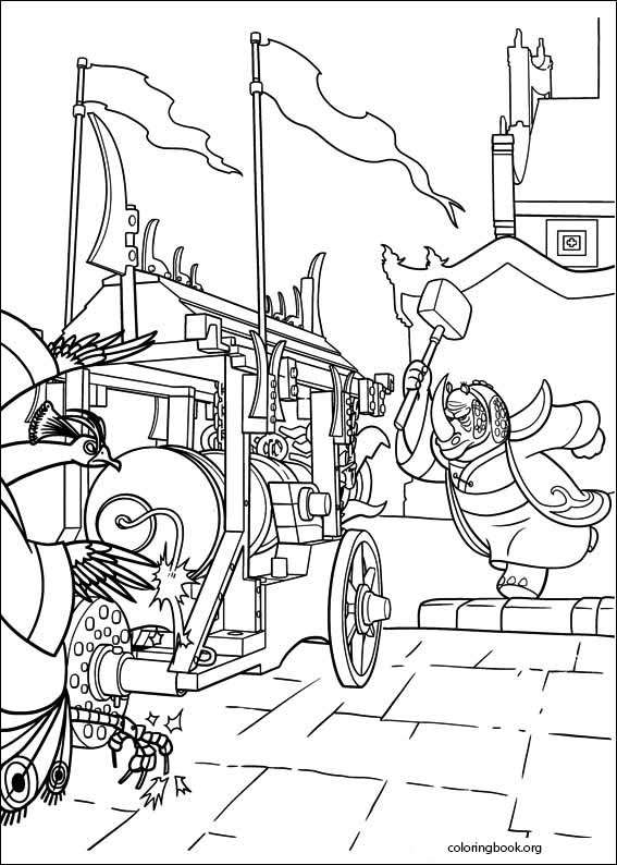 Kung Fu Panda 2 coloring page (030)