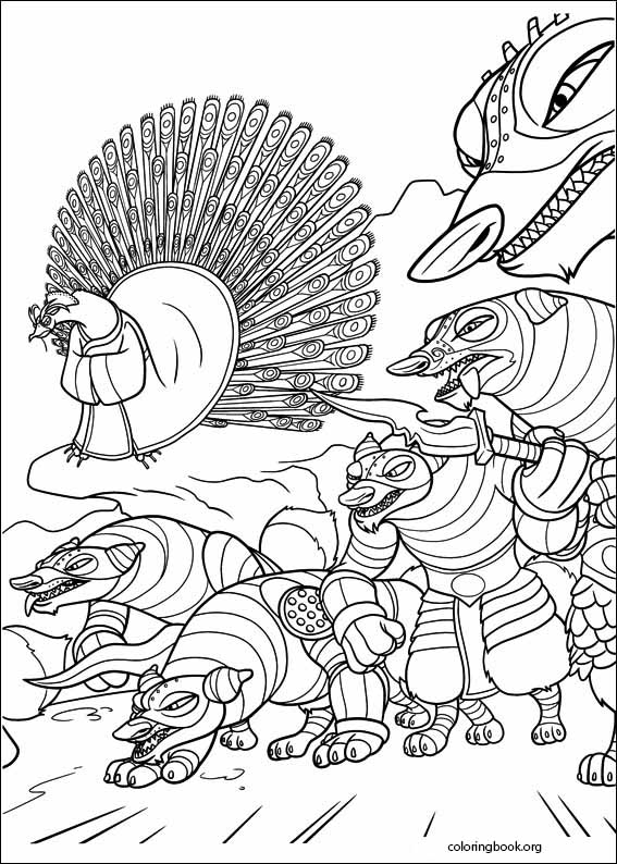 Kung Fu Panda 2 coloring page (032)