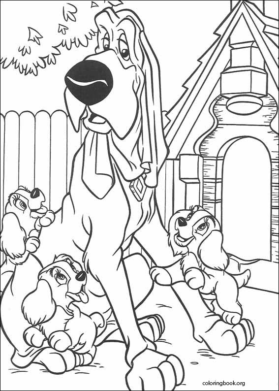 Lady And The Tramp coloring page (002)