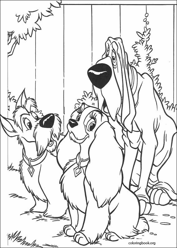 Lady And The Tramp coloring page (003)
