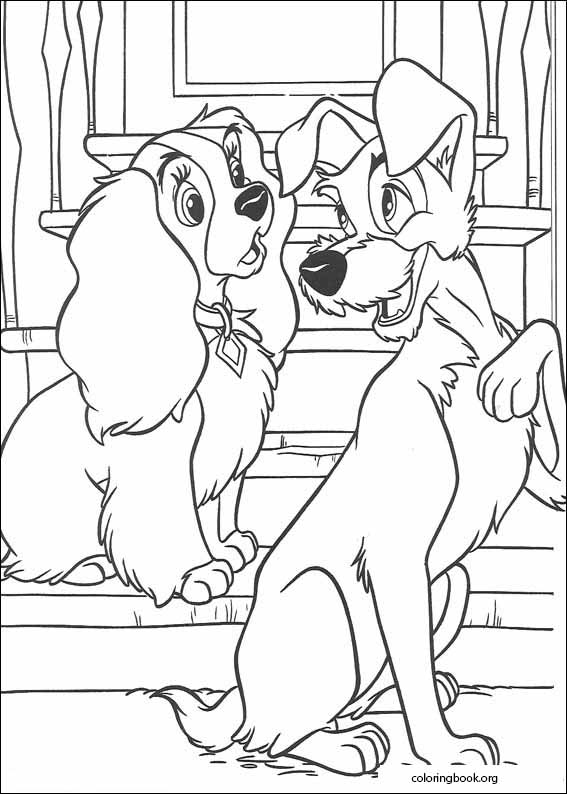 Lady And The Tramp coloring page (007)