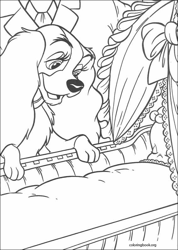 Lady And The Tramp coloring page (008)