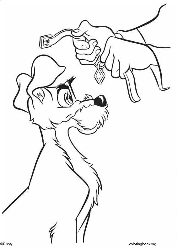 Lady And The Tramp coloring page (020)