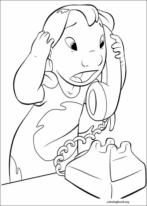 Lilo & Stitch coloring page (005)