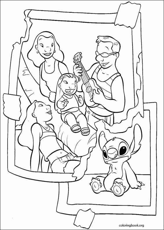Lilo & Stitch coloring page (014)