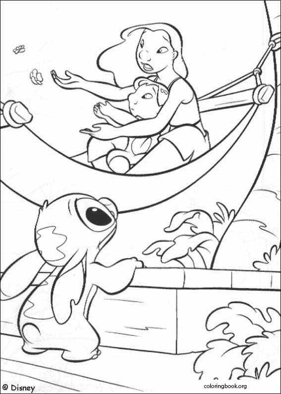 Lilo & Stitch coloring page (015)