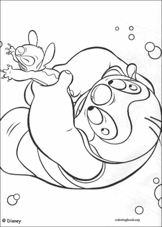 Lilo & Stitch coloring page (016)