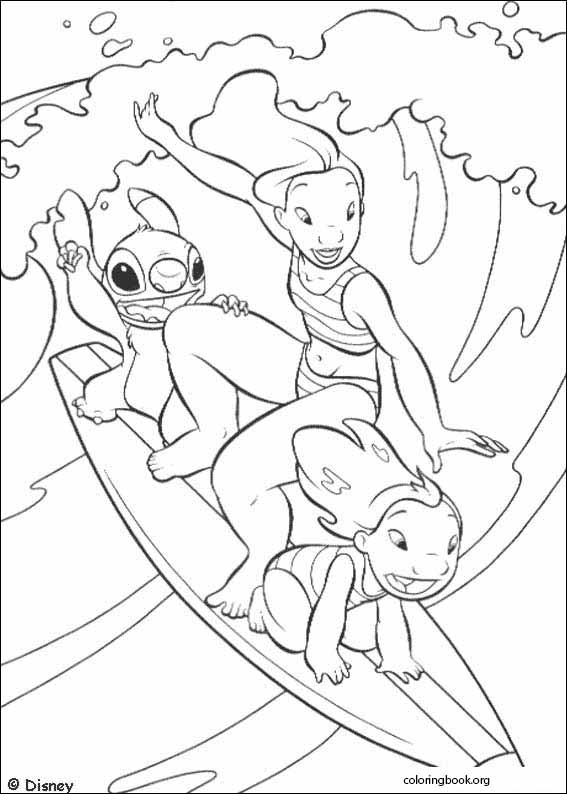 Lilo & Stitch coloring page (017)