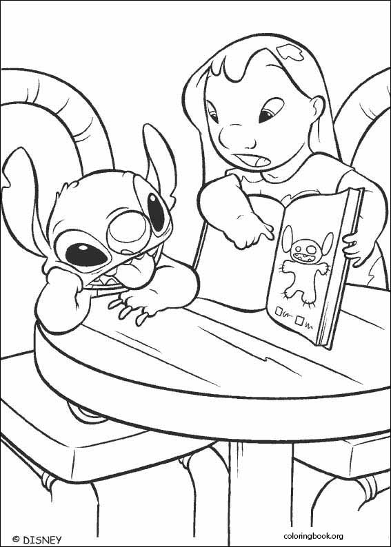 Lilo & Stitch coloring page (019)
