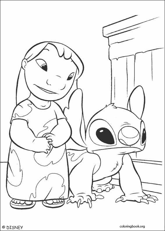 Lilo & Stitch coloring page (021)