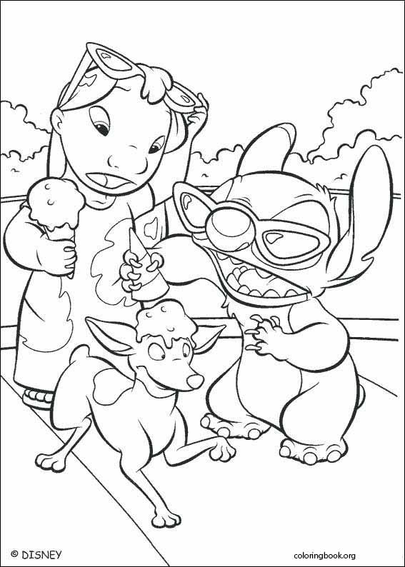 Lilo & Stitch coloring page (023)