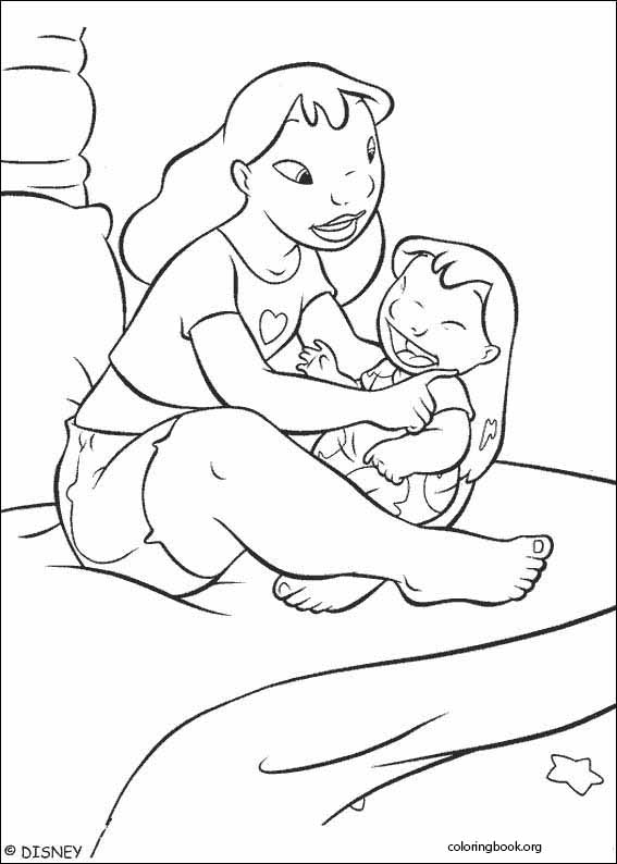 Lilo & Stitch coloring page (024)