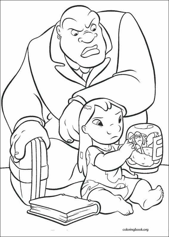 Lilo & Stitch coloring page (025)