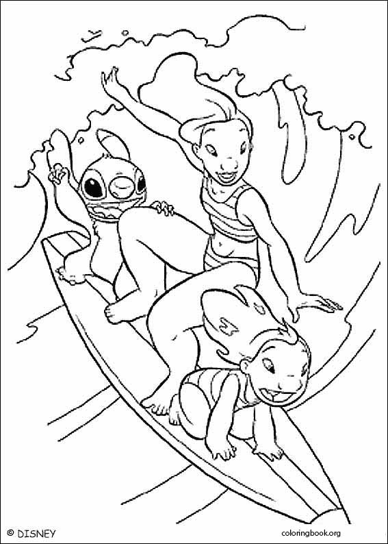 Lilo & Stitch coloring page (031)