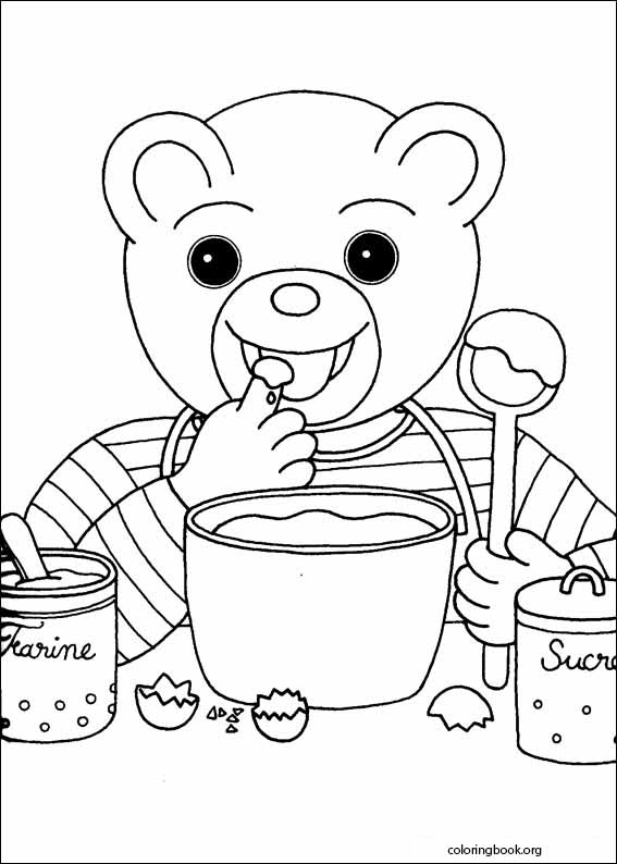 Little Brown Bear coloring page (005)