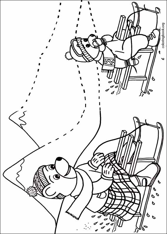 Little Brown Bear coloring page (012)