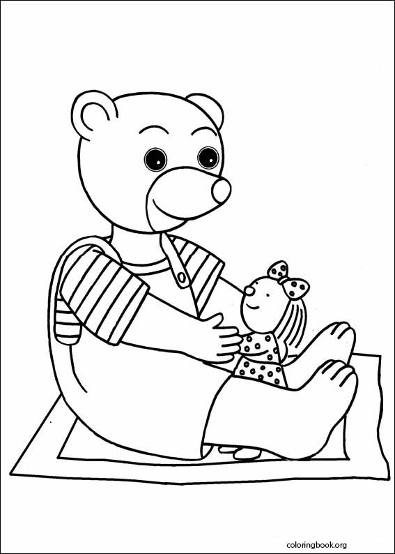Little Brown Bear coloring page (019)