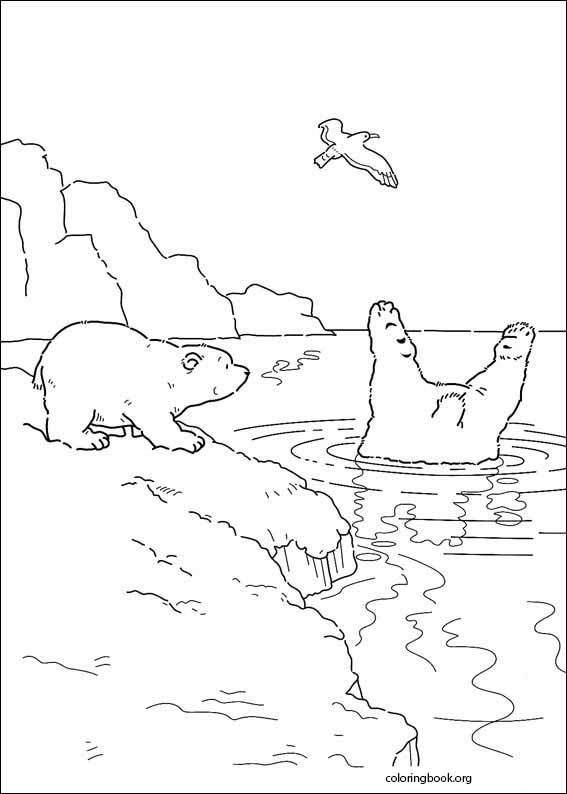 Little Polar Bear coloring page (008)