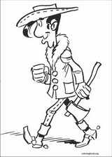 Lucky Luke coloring page (041)