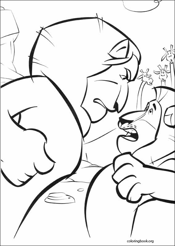 Madagascar 2 coloring page (005)